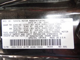 2006 TOYOTA TACOMA SR5 BLACK XTRA CAB 4.0L MT 4WD Z18365
